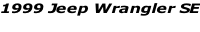 1999 Jeep Wrangler SE